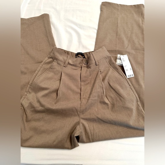 NWT Urban Outfitters Helena Trouser Pant XS Brown - Picture 5 of 6